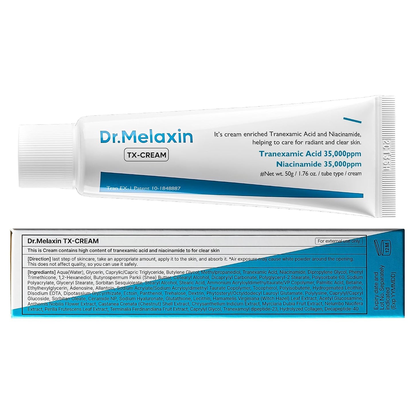 Dr.Melaxin TX Cream 1.69 fl. oz. 50 ml