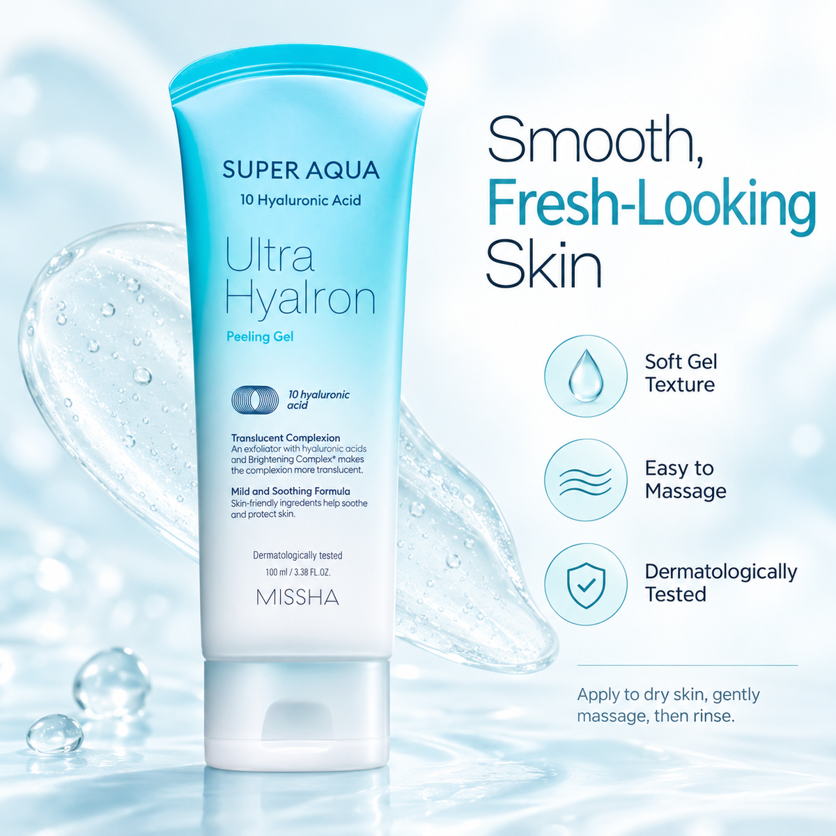 MISSHA Super Aqua Ultra Hyalron Peeling Gel 100 mL
