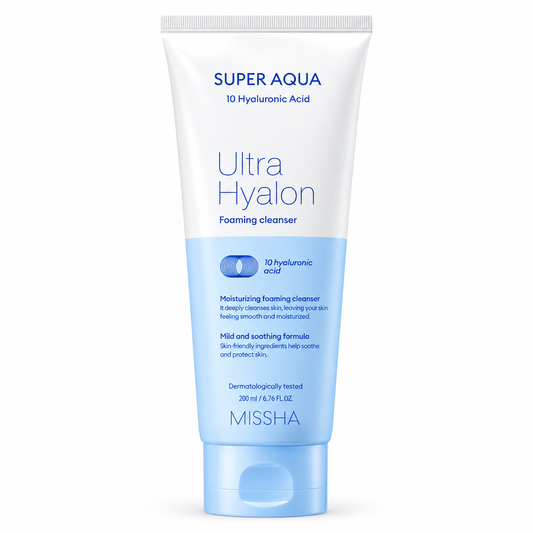 MISSHA Super Aqua Ultra Hyalron Foaming Cleanser 200 mL
