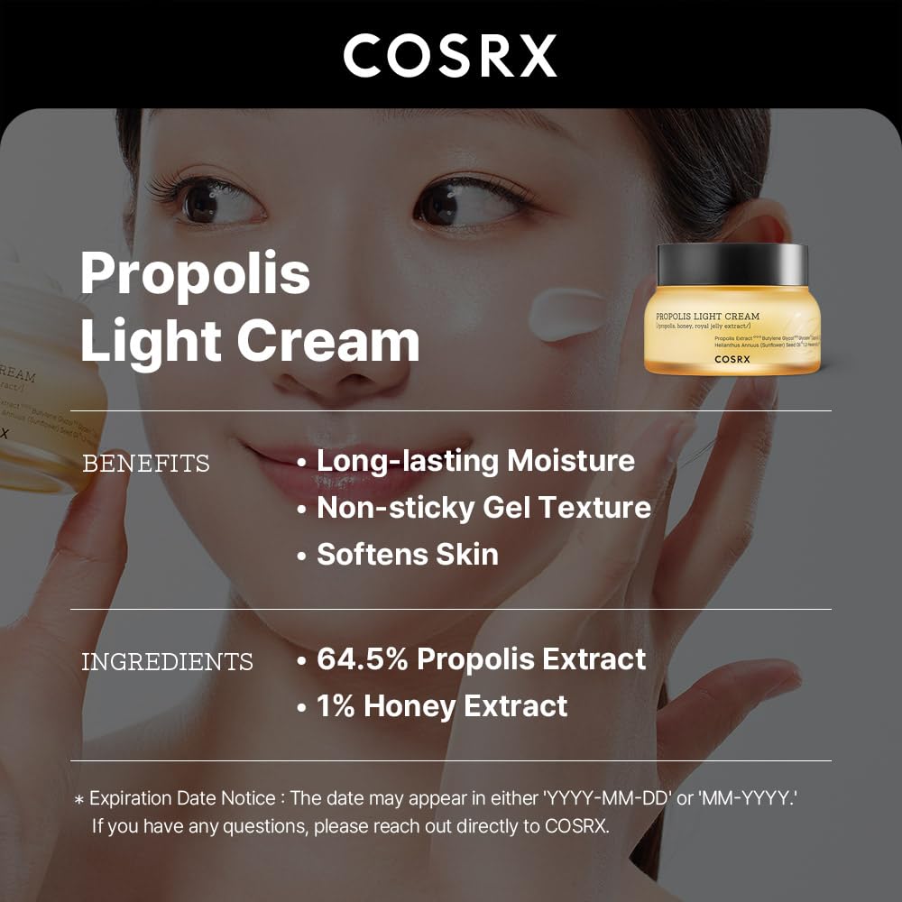 COSRX Full Fit Propolis Light Cream 65ml/2.19 fl.oz - Fox|Pharma