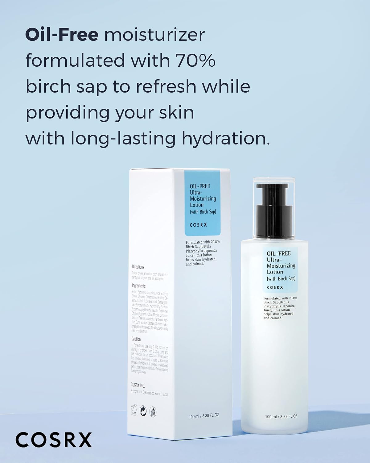COSRX Oil - Free Ultra - Moisturizing Lotion 100ml/3.38 fl.oz - Fox|Pharma
