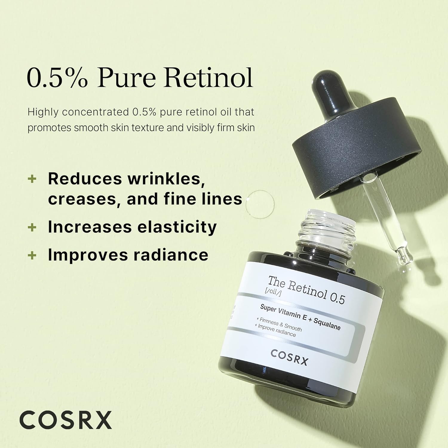 COSRX The Retinol 0.5 Oil 20ml/0.67 fl.oz - Fox|Pharma
