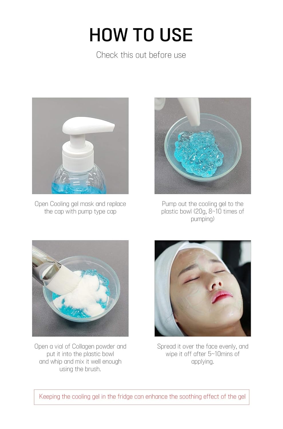 Dr. Drawing Real Collagen Cooling Gel Mask (Soothing & Moisturizing) - Fox|PharmaDR.DRAWING