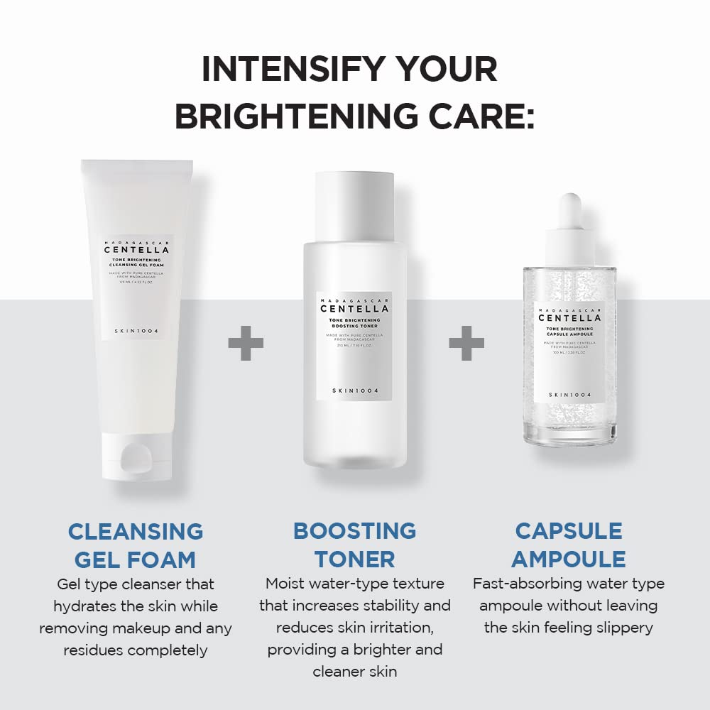 SKIN1004 MADAGASCAR CENTELLA TONE BRIGHTENING CAPSULE AMPOULE 3.38 fl.oz/100ML - Fox|Pharma