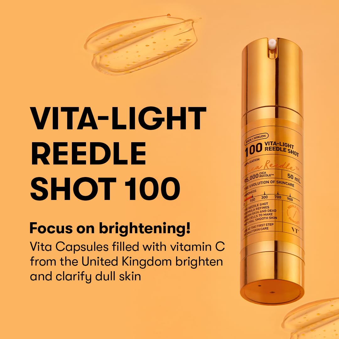 VT Cosmetics Vita-Light Reedle Shot 100 Serum 1.69 fl oz. 50 ml