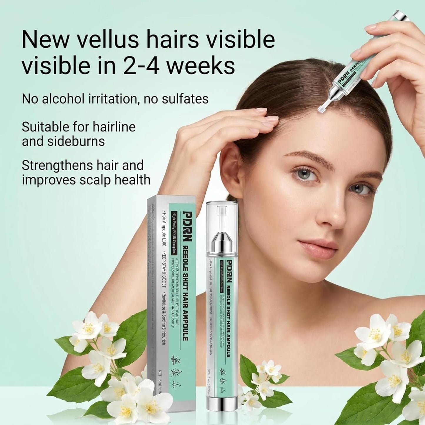 VT Cosmetics PDRN Reedle Shot Hair Ampoule L100 0.5 fl oz. 15 ml