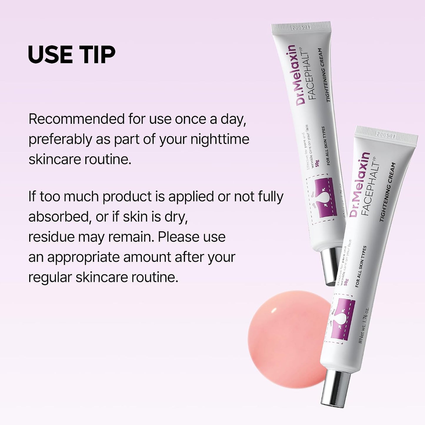 Dr.Melaxin Facephalt Tightening Cream 1.69 fl. oz. 50 ml