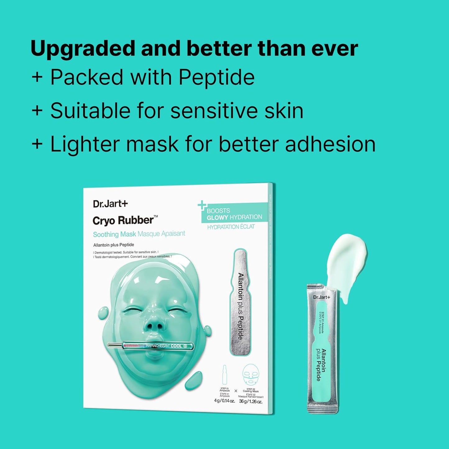 Dr.Jart+ Cryo Rubber Cooling Korean Face Mask with Serum Ampoule