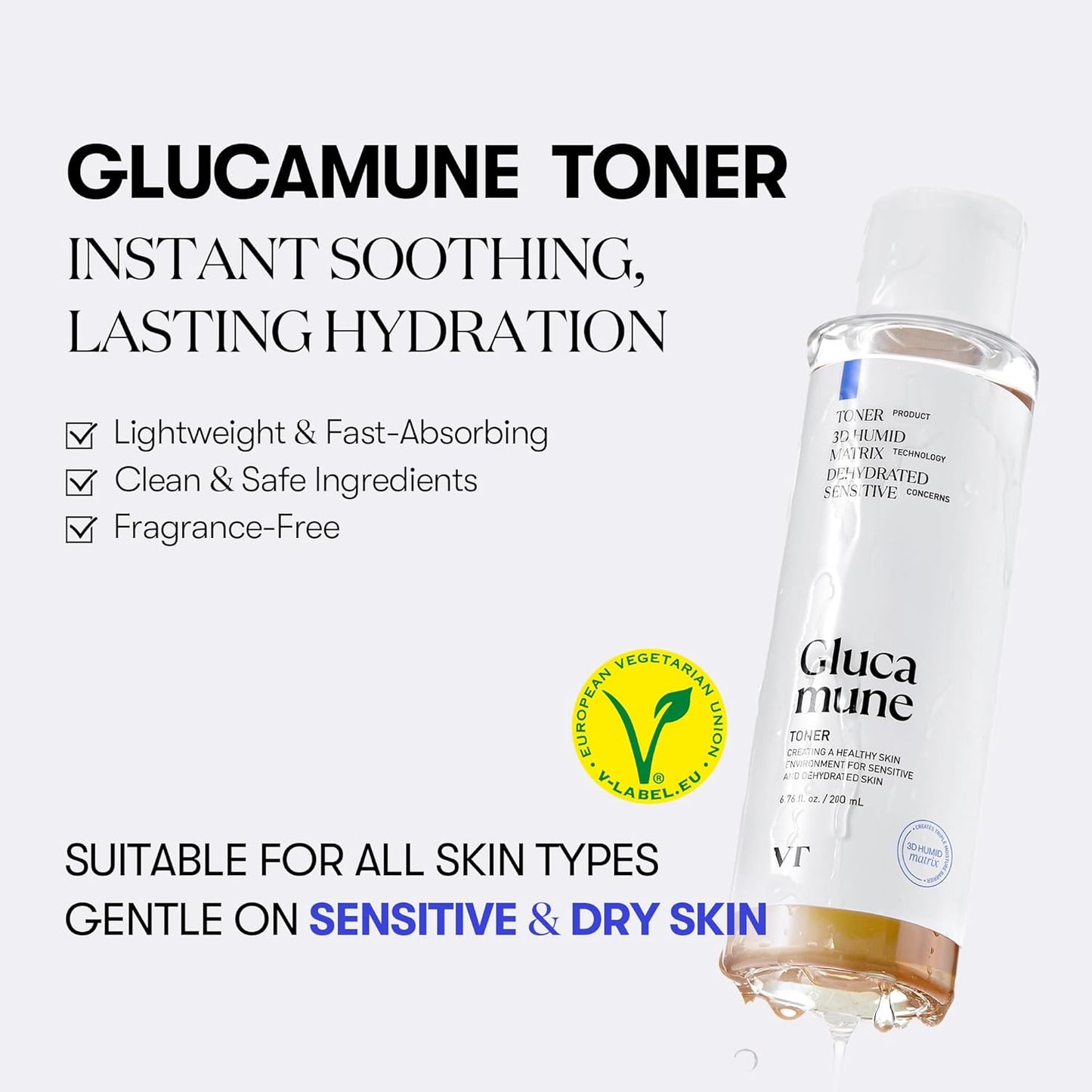 VT GLUCAMUNE TONER 6.76 fl oz. 200ML