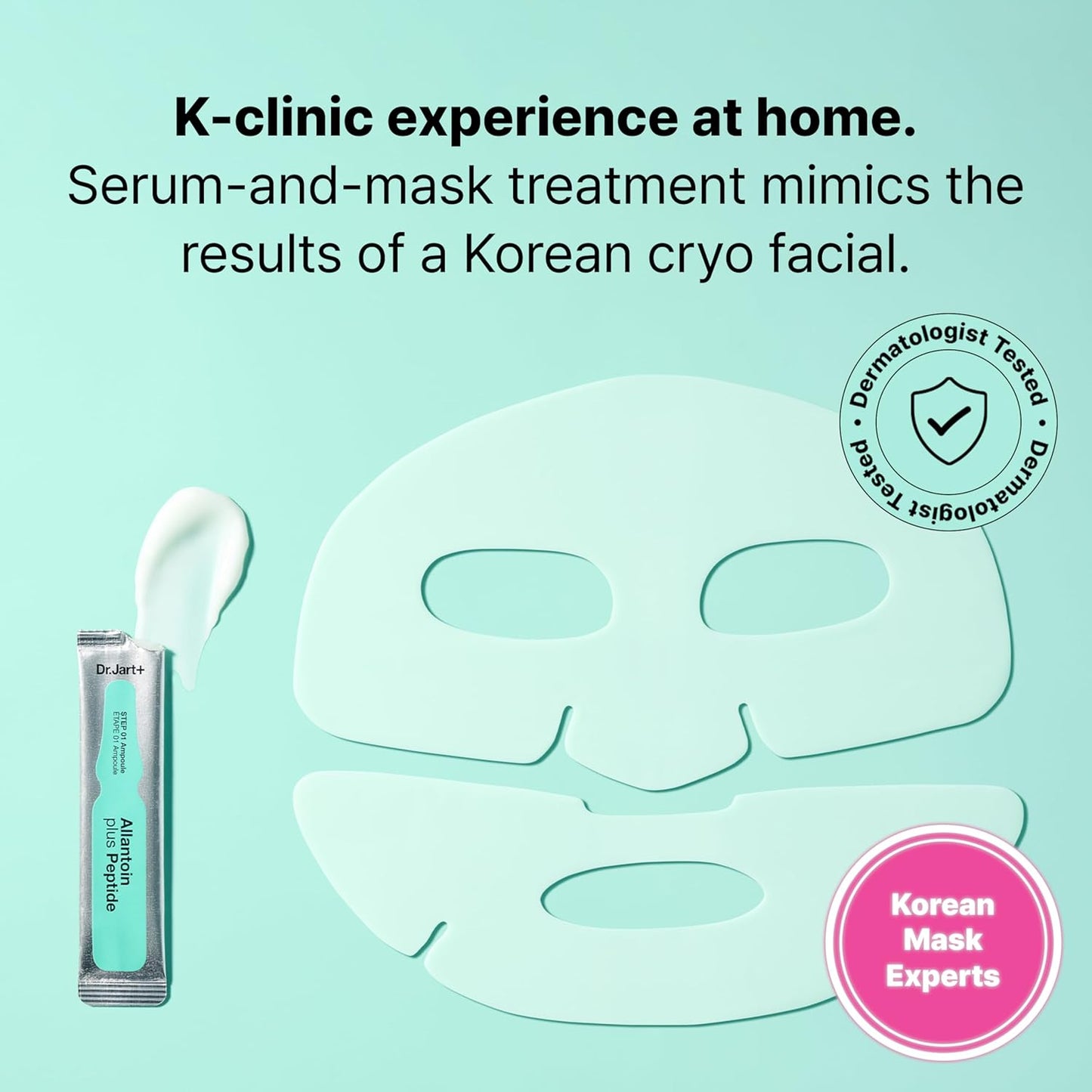 Dr.Jart+ Cryo Rubber Cooling Korean Face Mask with Serum Ampoule