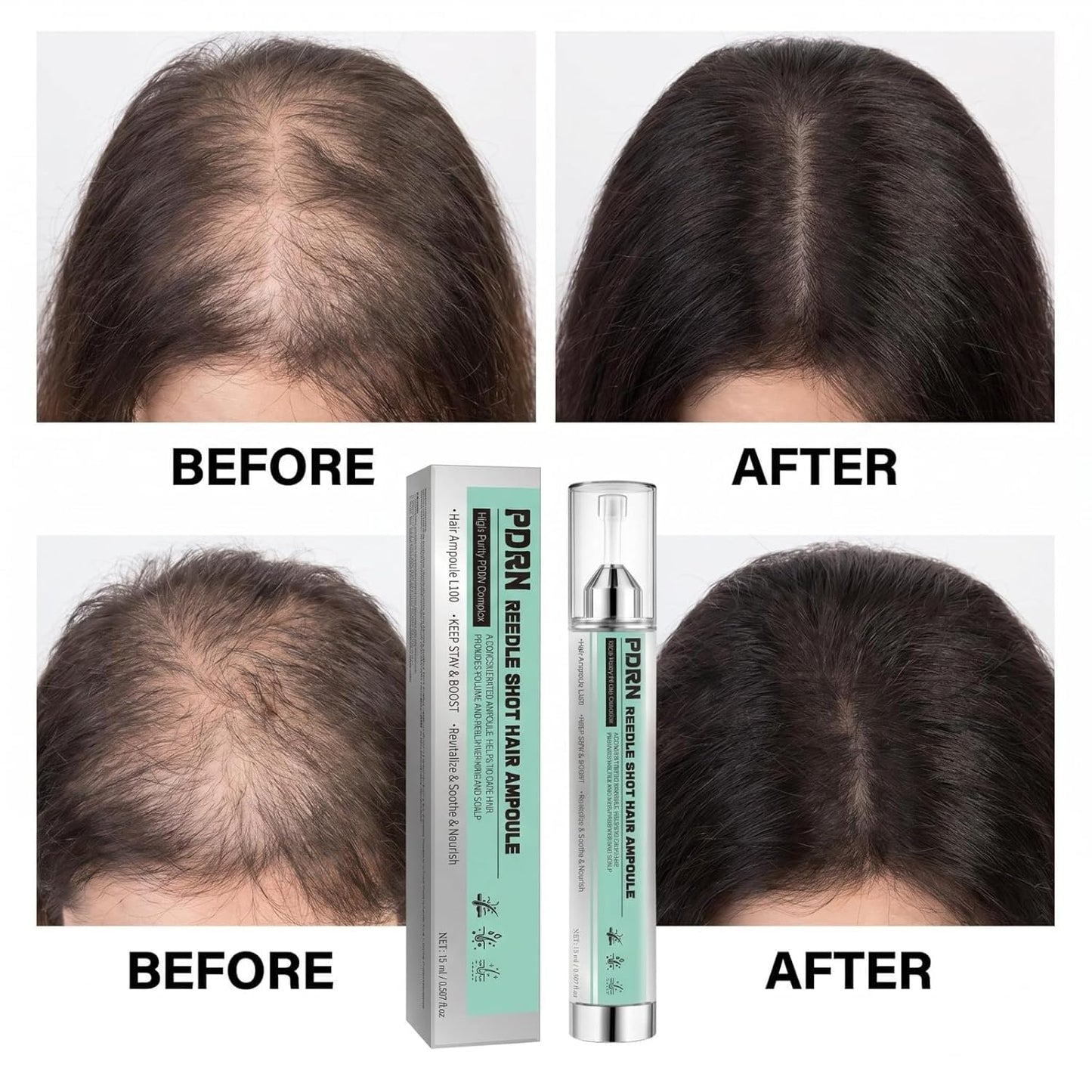 VT Cosmetics PDRN Reedle Shot Hair Ampoule L100 0.5 fl oz. 15 ml