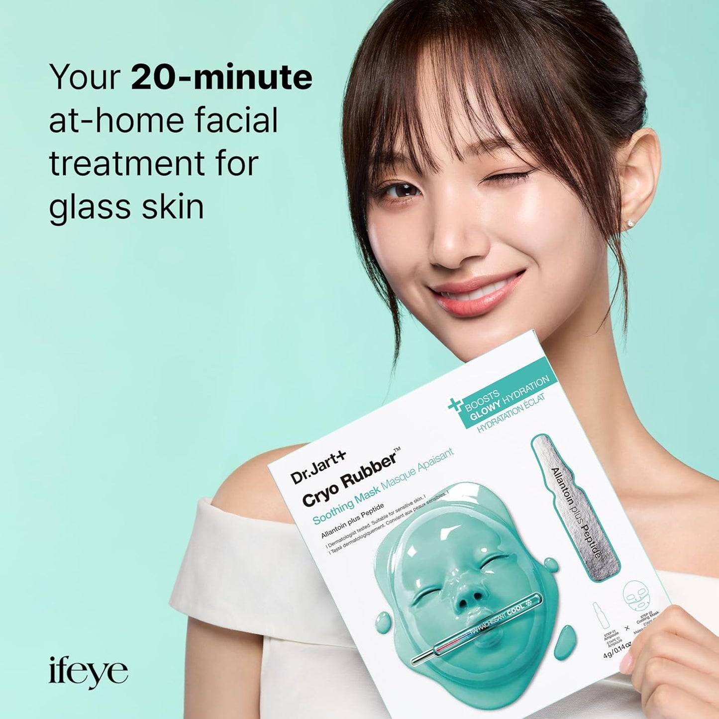 Dr.Jart+ Cryo Rubber Cooling Korean Face Mask with Serum Ampoule