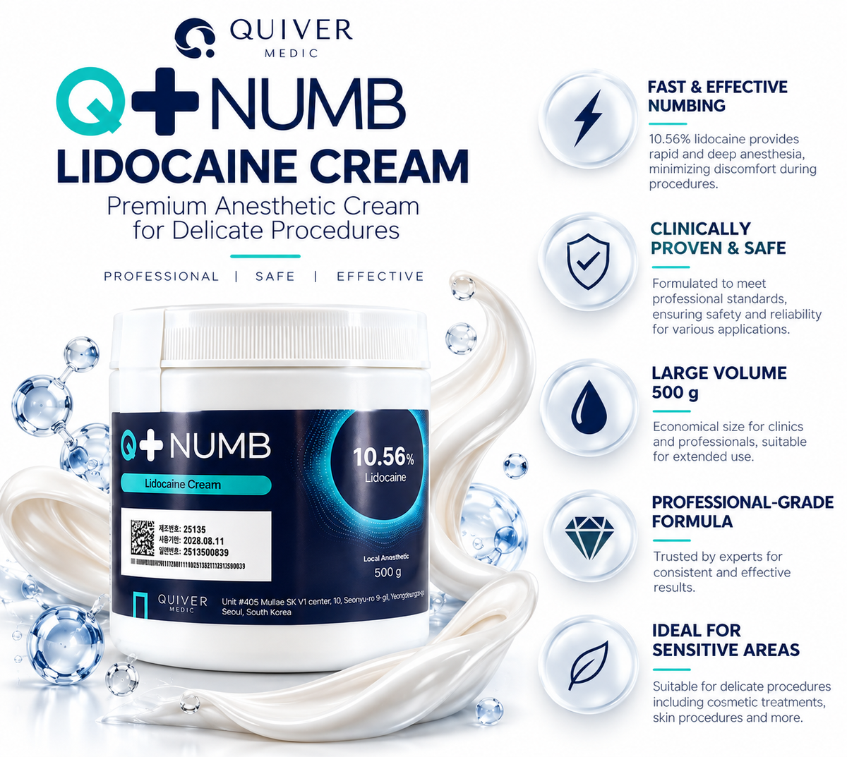 Q Numb Cream 10.59% 500 g