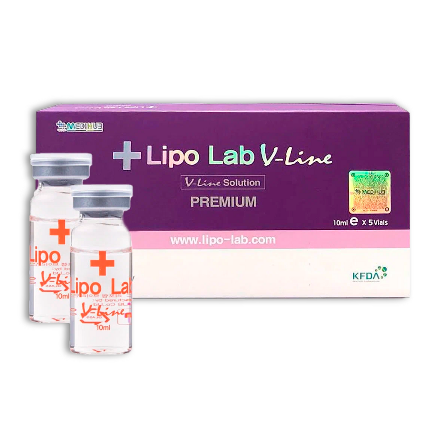 LIPO LAB V-LINE 5X10ml FAT DISSOLVER (used for the face)