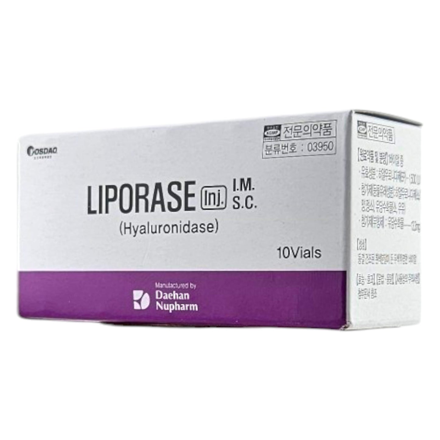 LIPORASE Hyaluronidase 10 vials