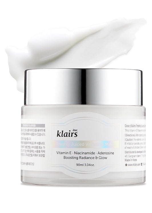 dear, klairs FRESHLY JUICED VITAMIN E MASK 3.17 oz/90ML - Fox|Pharma