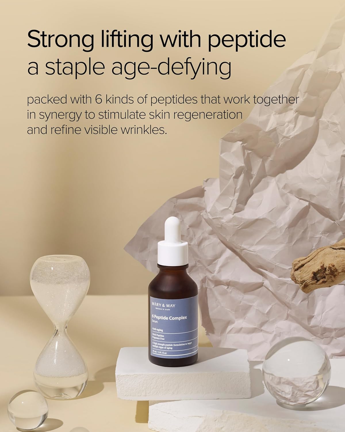 Mary&May 6 Peptide Complex Serum 1.01 fl.oz. - Fox|Pharma