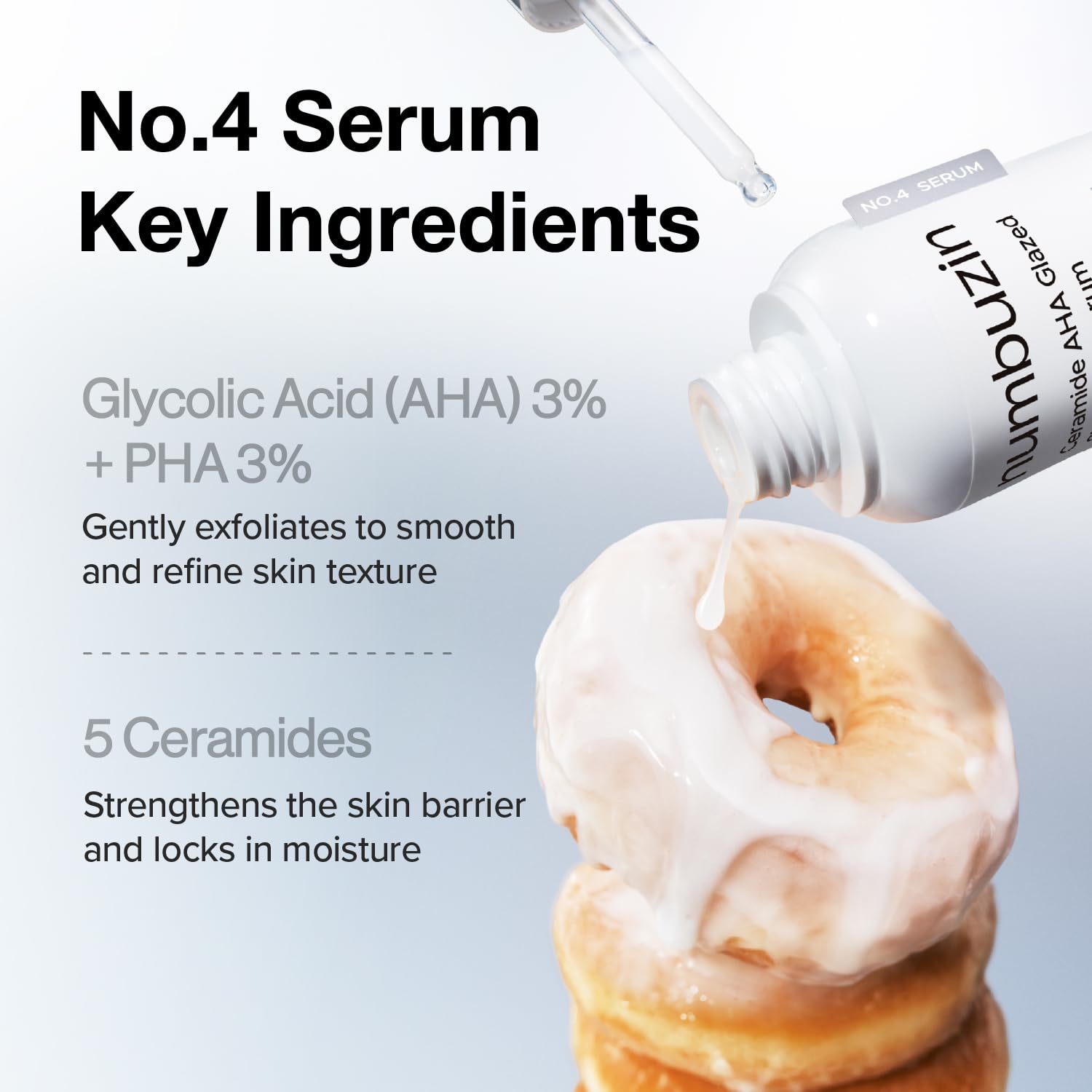 numbuzin No.4 Serum – Ceramide AHA Glazed Skin Prep Serum 1.01 fl.oz - Fox|Pharma