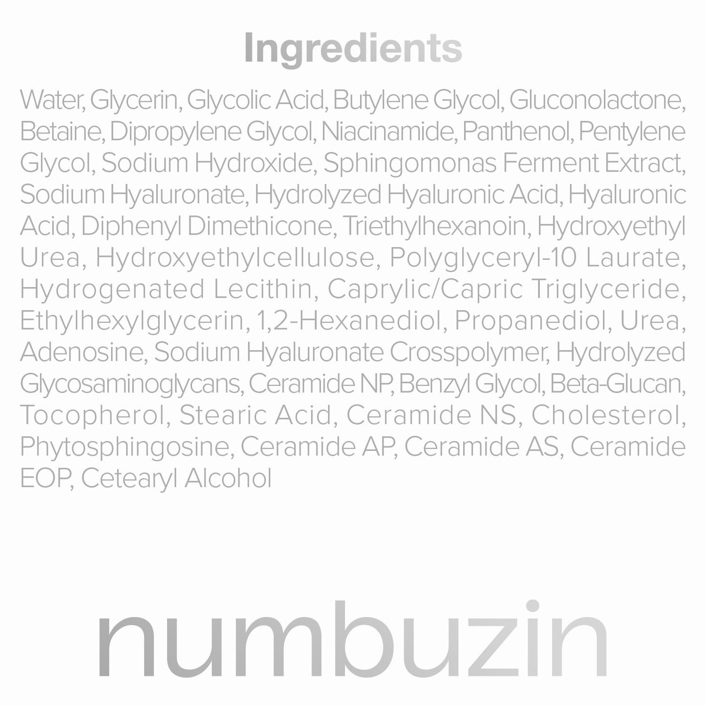 numbuzin No.4 Serum – Ceramide AHA Glazed Skin Prep Serum 1.01 fl.oz - Fox|Pharma