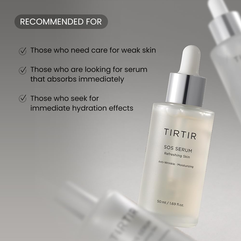 TIRTIR SOS Serum – Radiant Glow Boosting Face Serum 1.69 fl.oz. 50ml - Fox|Pharma